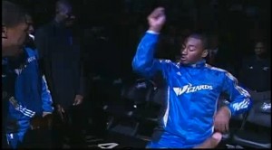 Washington Wizards John Wall Does “The Dougie” Dance Pre-Game