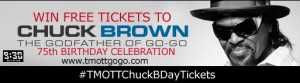 WIN FREE TICKETS TO CHUCK BROWN’S 75TH BIRTHDAY CELEBRATION