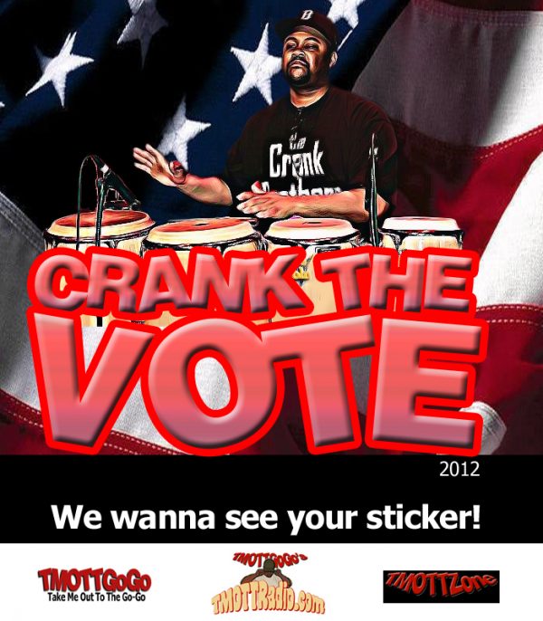 CRANK THE VOTE — We wanna see your Sticker!