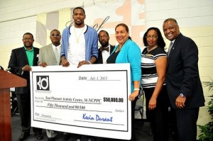 Kevin Durant Awards $150K to Three P.G. County Organizations