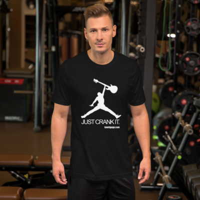 Just Crank It - Short-Sleeve T-Shirt (Black) - Image 2