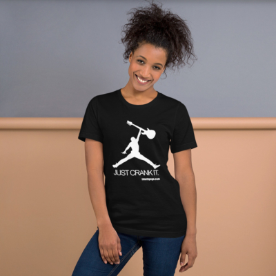 Just Crank It - Short-Sleeve T-Shirt (Black) - Image 3