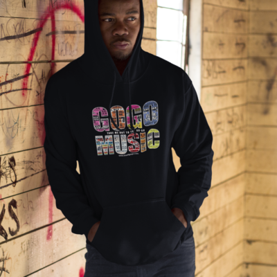 Go-Go Music Classic Posters Print - Hoodie (Black) - Image 4