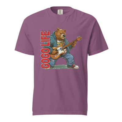GoGo Life: Grizzly Bear Pickin | Heavyweight T-shirt - Image 8