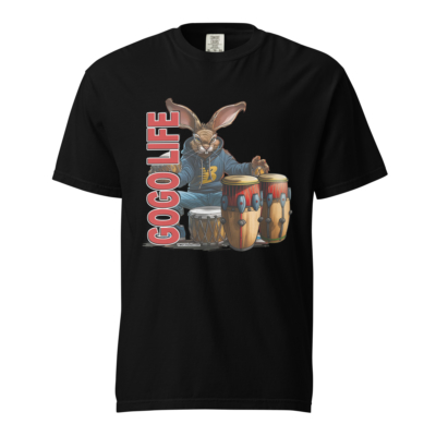 GoGo Life: Jack Rabbit 4 Beats | Heavyweight T-shirt - Image 2