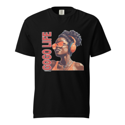 GoGo Life: She Radiates | Heavyweight T-shirt - Image 2