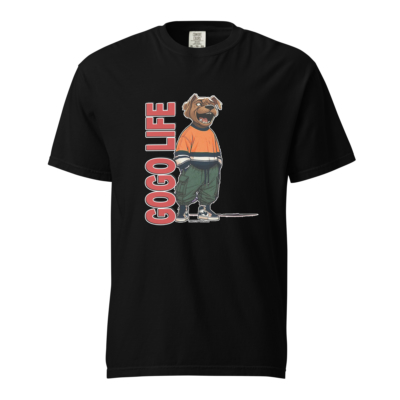 GoGo Life: Dog Barking | Heavyweight T-shirt - Image 2