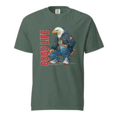 GoGo Life: Eagle Balance | Heavyweight T-shirt - Image 7