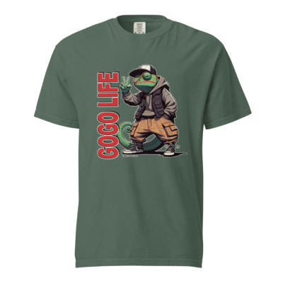 GoGo Life: Cool Chameleon | Heavyweight T-shirt - Image 7