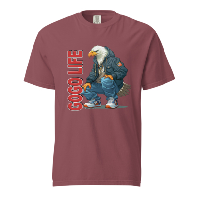 GoGo Life: Eagle Balance | Heavyweight T-shirt - Image 6