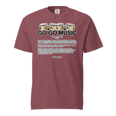 Go-Go Music Definition | Heavyweight T-shirt - Image 3
