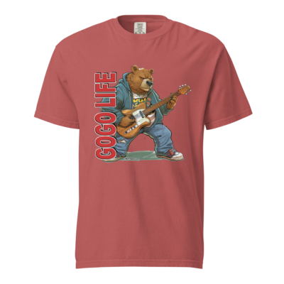 GoGo Life: Grizzly Bear Pickin | Heavyweight T-shirt - Image 9