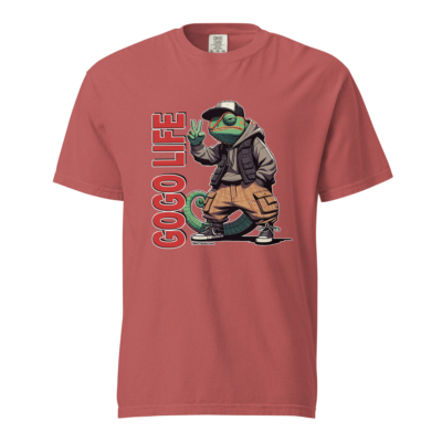 GoGo Life: Cool Chameleon | Heavyweight T-shirt - Image 9