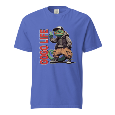 GoGo Life: Cool Chameleon | Heavyweight T-shirt - Image 10