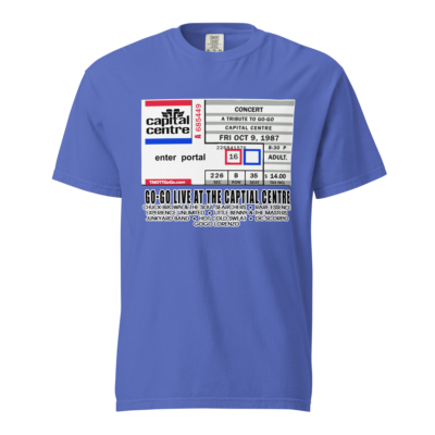 Go-Go Live at the Capital Centre Ticket Stub | Heavyweight T-shirt - Image 9