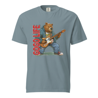 GoGo Life: Grizzly Bear Pickin | Heavyweight T-shirt - Image 14