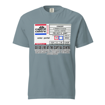 Go-Go Live at the Capital Centre Ticket Stub | Heavyweight T-shirt - Image 13