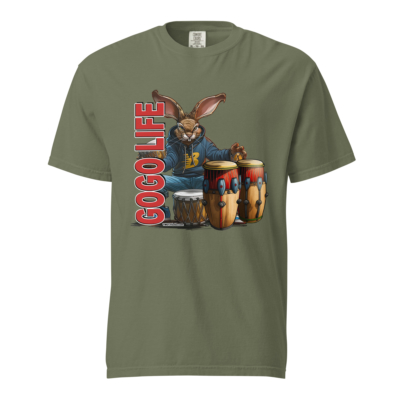 GoGo Life: Jack Rabbit 4 Beats | Heavyweight T-shirt - Image 3