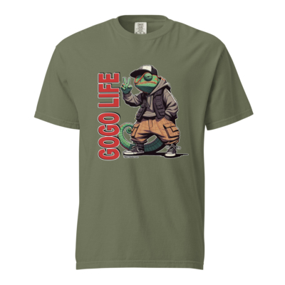 GoGo Life: Cool Chameleon | Heavyweight T-shirt - Image 11