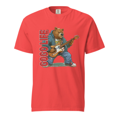 GoGo Life: Grizzly Bear Pickin | Heavyweight T-shirt - Image 12