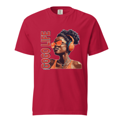 GoGo Life: She Radiates | Heavyweight T-shirt - Image 3