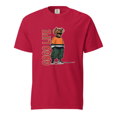 GoGo Life: Dog Barking | Heavyweight T-shirt - Image 3