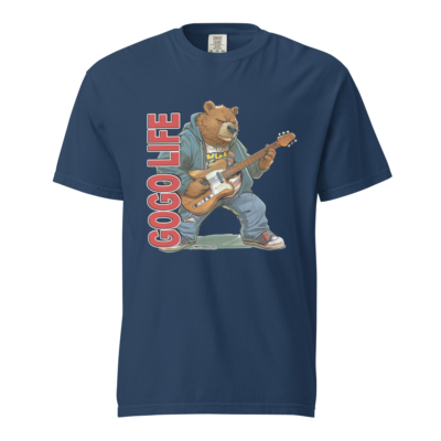 GoGo Life: Grizzly Bear Pickin | Heavyweight T-shirt - Image 4