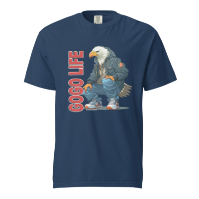 GoGo Life: Eagle Balance | Heavyweight T-shirt - Image 4