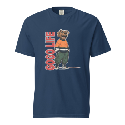 GoGo Life: Dog Barking | Heavyweight T-shirt - Image 4