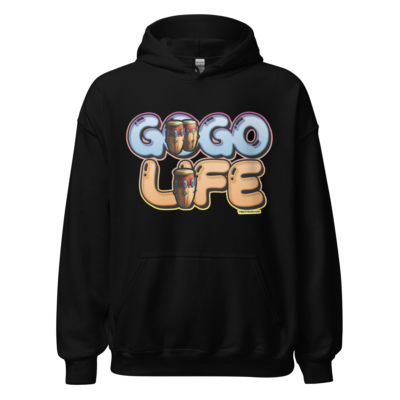 GoGo Life: Flavored Tunes (Blue & Gold) Hoodie - Image 2