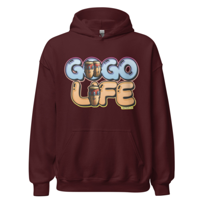 GoGo Life: Flavored Tunes (Blue & Gold) Hoodie - Image 4