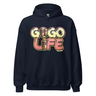GoGo Life: Flavored Tunes (Yellow & Red) Hoodie - Image 3