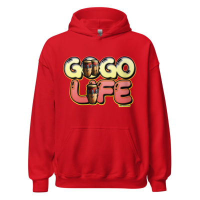 GoGo Life: Flavored Tunes (Yellow & Red) Hoodie - Image 4