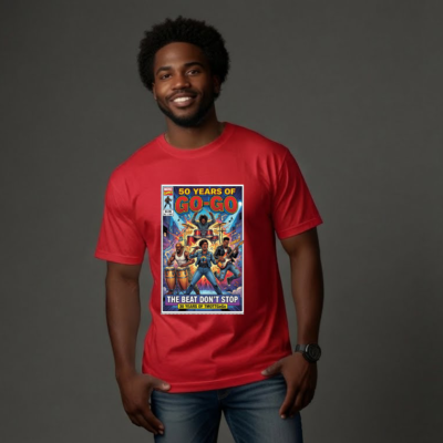 50 Years of GoGo Music / 30 Years of TMOTTGoGo 1 - Heavyweight T-shirt