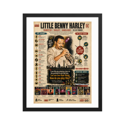 Framed GoGo History Poster - Little Benny