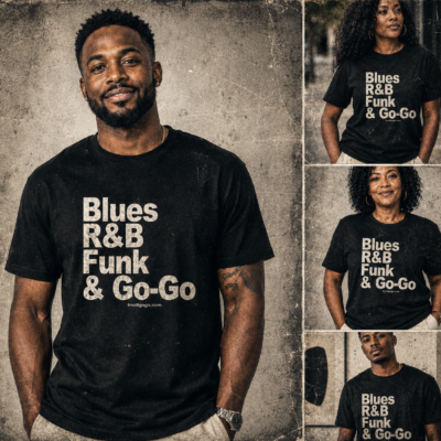 Blues R&B Funk & Go-Go Heavyweight T-shirt